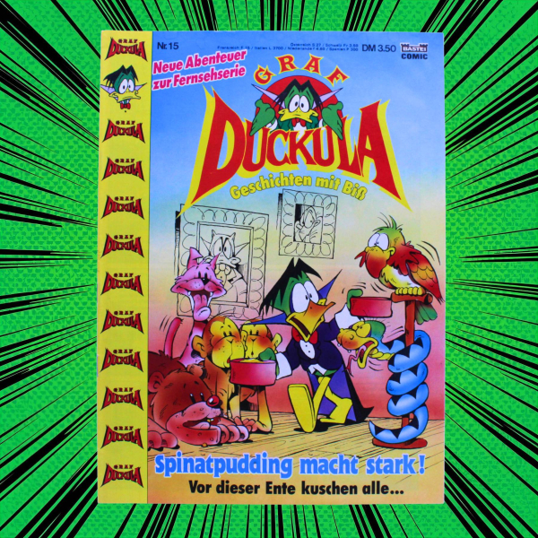 Graf Duckula Comic Heft 15 Bastei 1991 selten | Hoppla-Stuff